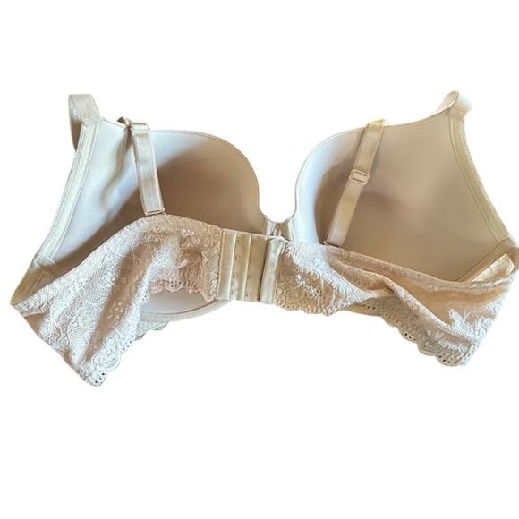 Torrid Curve Plunge Bra 48D  Lace Microfiber Padded Underwire Smoothing Back - Picture 3 of 5